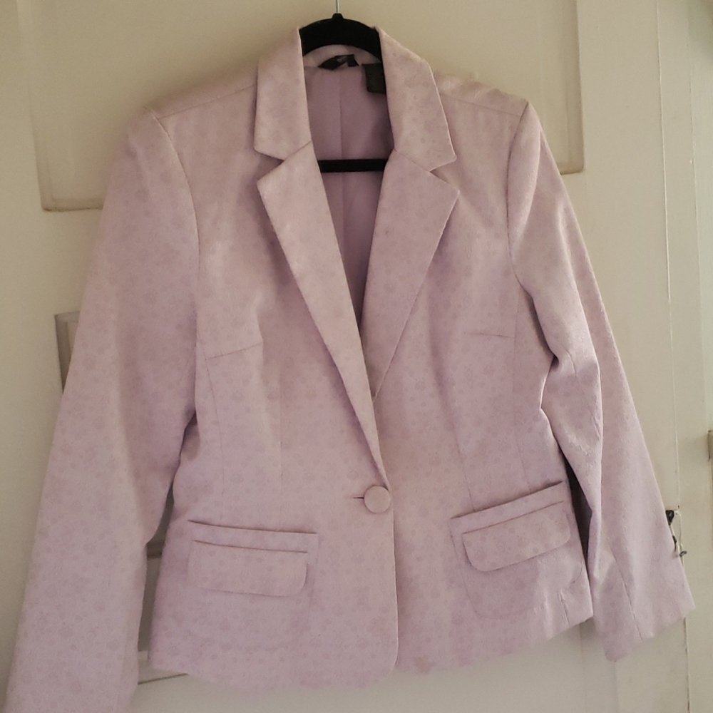 Brocade Lavender Blazer